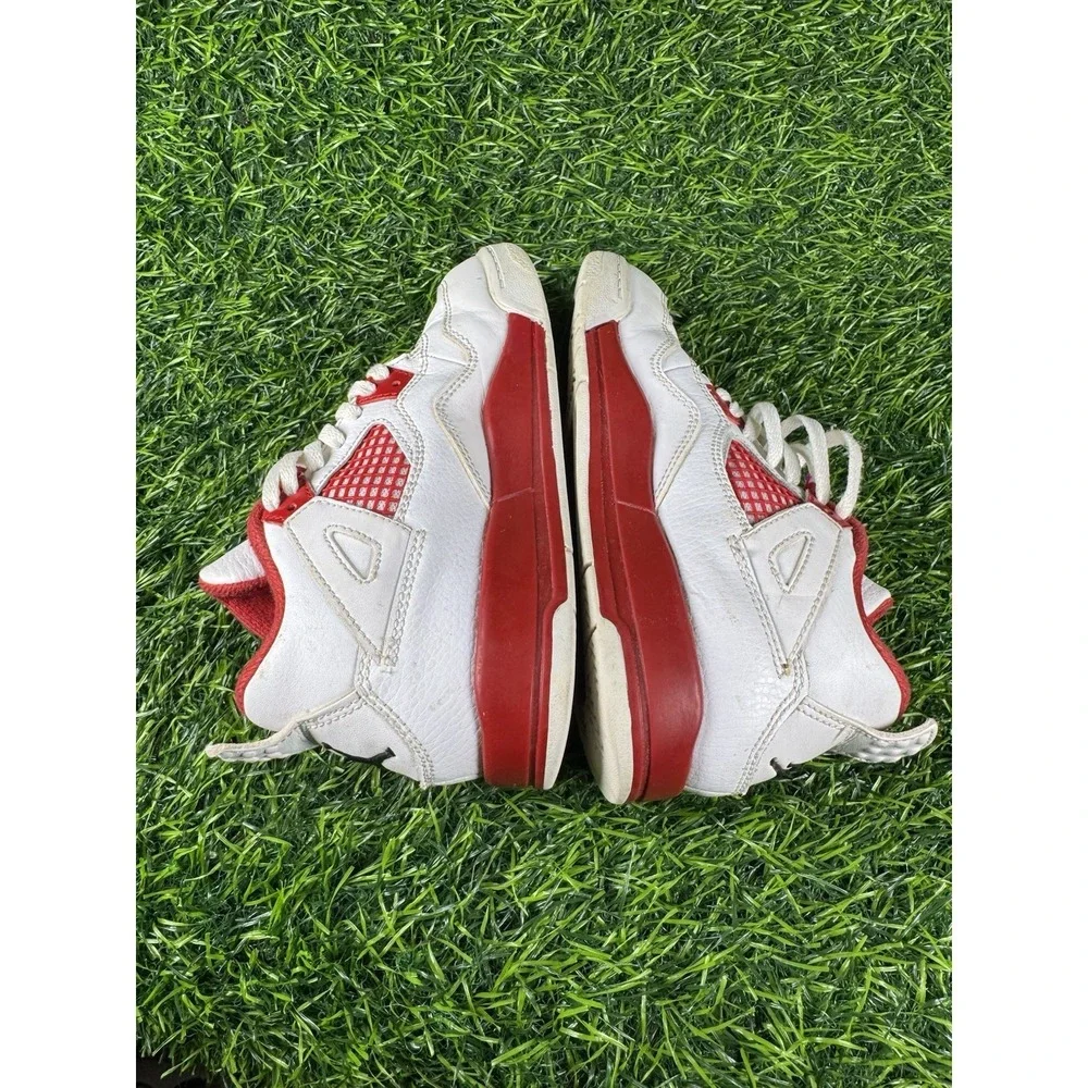 Nike Air Jordan 4 Retro Alternate 89 Red White Kids Size 13C 308499-106 Sneaker